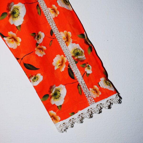 Sunset Bloom Khaddar Kurta - Image 2
